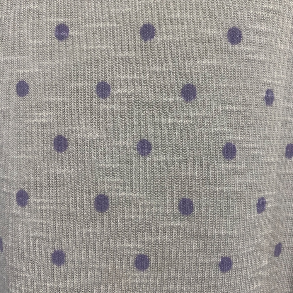 FP | La Nite Lavender Polka Dot Flowy Ribbed Soft Jersey Tank Top - Picture 6 of 10